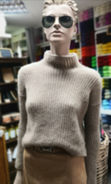 Anleitung Nr. 17465 Pullover aus Cashmere Light (Pingouin Wolle Anleitung)